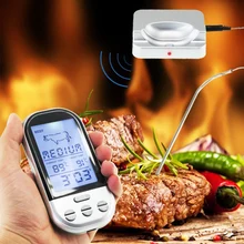 Wireless Remote Digital Essen/Fleisch/Ofen/Raucher/Mikrowelle/Türkei Thermometer Mit Sonde für GRILL, grillen Rösten Küche Kochen
