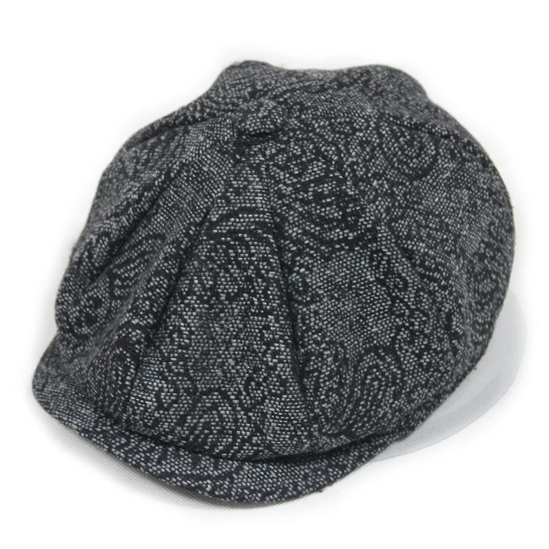 Peaky Blinders мужские береты шапка для зимы осени винтажная восьмиугольная кепка с узором в елочку Мужская Женская Теплая Повседневная в стиле Гэтсби, плоская кепка берет - Цвет: 1