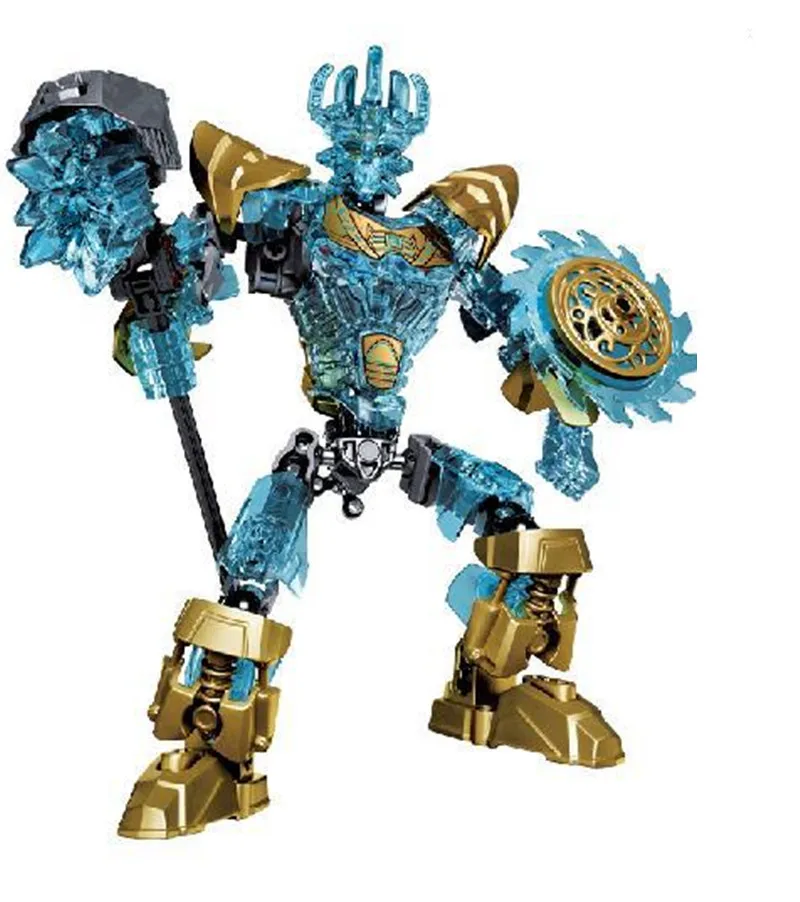 

Super heroes BIONICLE 94pcs 22CM Ekimu The Msdk Maker figures Building Block Bricks Kids toys