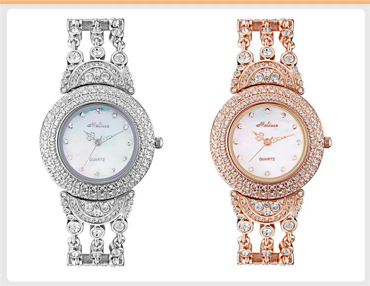 2017 novo estilo melissa pulseira relógio de