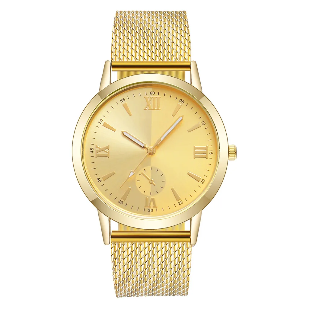 Женские часы, кварцевые, розовое золото, женские повседневные кварцевые часы, пластик, кожа, ремешок, звездное небо, аналоговые наручные часы, relogio feminino#918 - Цвет: Gold