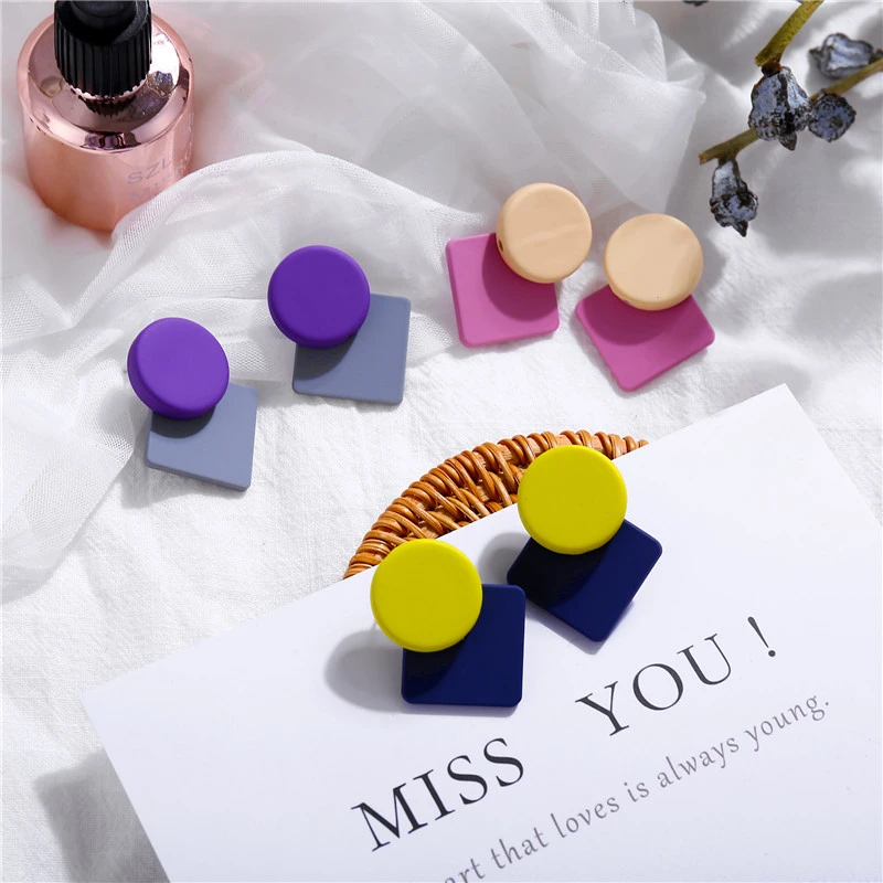 New-Cute-Korean-Mink-hair-ball-Velvet-Heart-Drop-Earrings-for-Women-Girl-Simulated-Pearl-Crystal