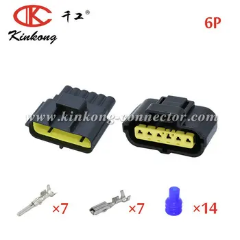 

6 pin tyco Accelerator pedal waterproof connector for KIA/ Hyundai/ Mitsubishi /LUXGEN/ Proton 184060-1