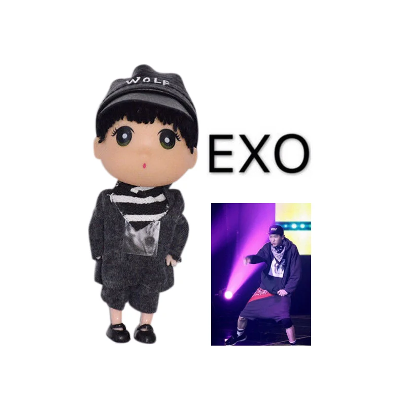 

Kpop EXO Chanyeol Handmade Doll 13cm/5" Plastic Figure Model Toy Collection
