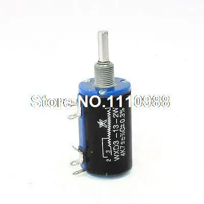 

WXD3-13 4mm Shaft Multi Turn Rotary Wirewound Potentiometer 4.7K ohm 2Watt