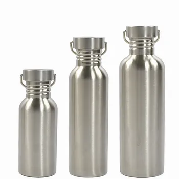 

304 Stainless Steel Sports Kettle Leak-proof Outdoor Large-capacity Wide mouth water cup