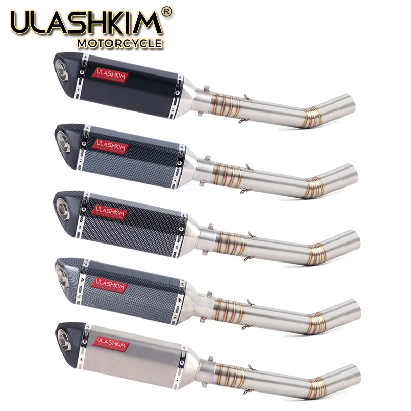 

Z1000 motorcycle Exhaust middle pipe system FOR KAWASAKI Z1000 2010-2016 2011 2012 2013 2014 2015 2016 slip-on
