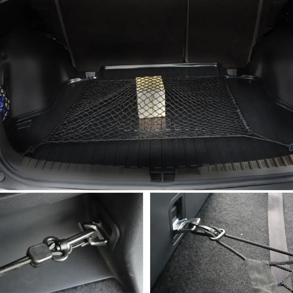 Барбекю@ FUKA Универсальный Автомобильный задний багажник пол грузовой багаж хранения сетки плюс крепление для Toyota SUV