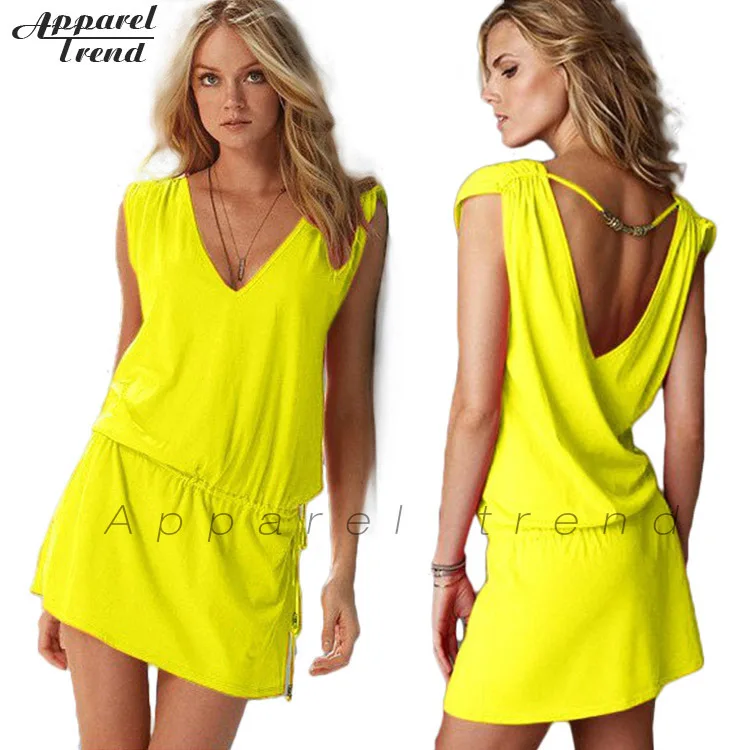 2015 New Brazil Summer Womens Vestidos Cover Up Beach Dress Casual Sexy