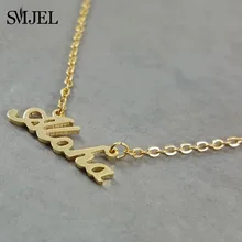SMJEL Hawaii Aloha Halsketten Personalisieren Strand Kette Halskette & Anhänger Brief Schmuck Großhandel Custom Geschenke