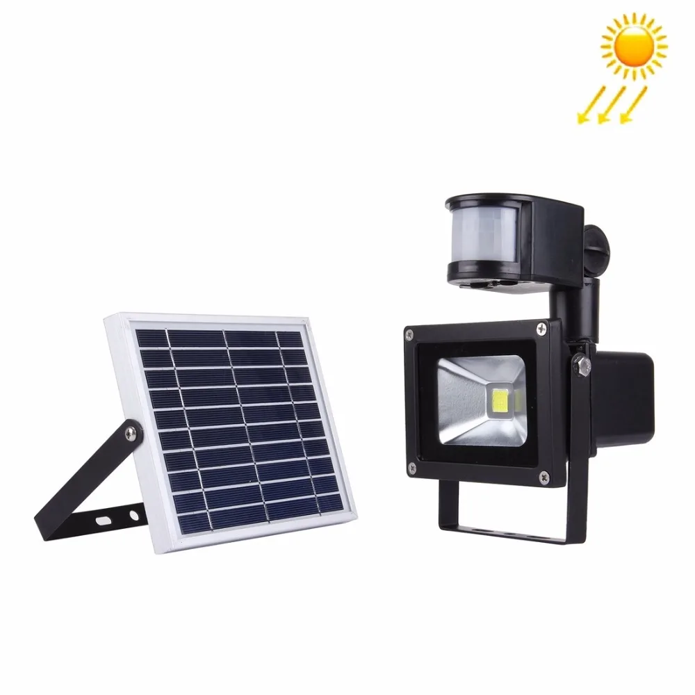 LED Flood Light 10W 900LM IP65 Waterproof LED Infrared Sensor