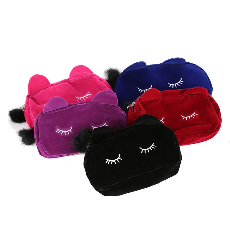 Women's Sleeping Cat Cosmetic Bag-Style 2