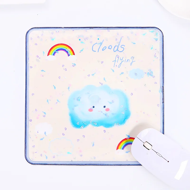 DUGUO симпатичные канцелярские принадлежности Kawaii наждачная бумага коврик для мыши офисные аксессуары мультяшный Настольный декоративный коврик креативные офисные принадлежности