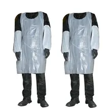 100 шт./лот одноразовые поли фартуки Пластик Прозрачный татуировки фартук для Tatto тела Книги по искусству и хо Применение проводить ежедневные Применение