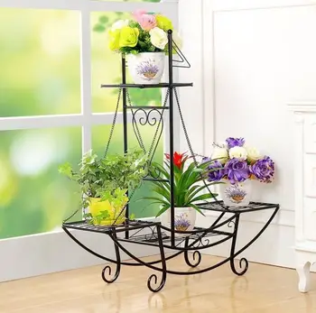 

European - style iron multi-layer flower frame
