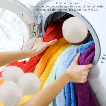 

Wool Dry Ball Felt Laundry Wash Dryer Ball Home Garden Household Merchandises Household Cleaning Tools