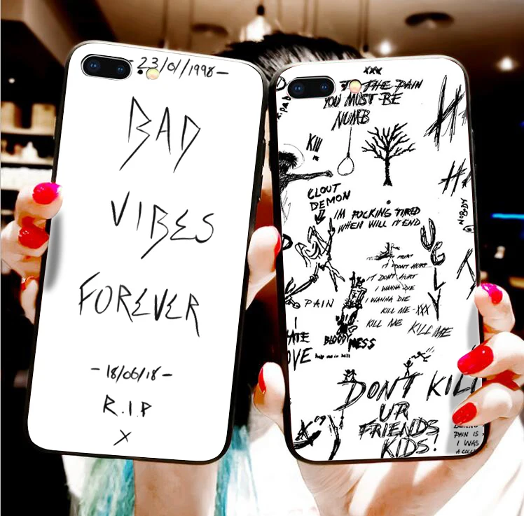 Мягкий силиконовый чехол Xxxtentacion для телефона Apple iPhone 8 7X6 Plus XS Max 11 Pro чехлы