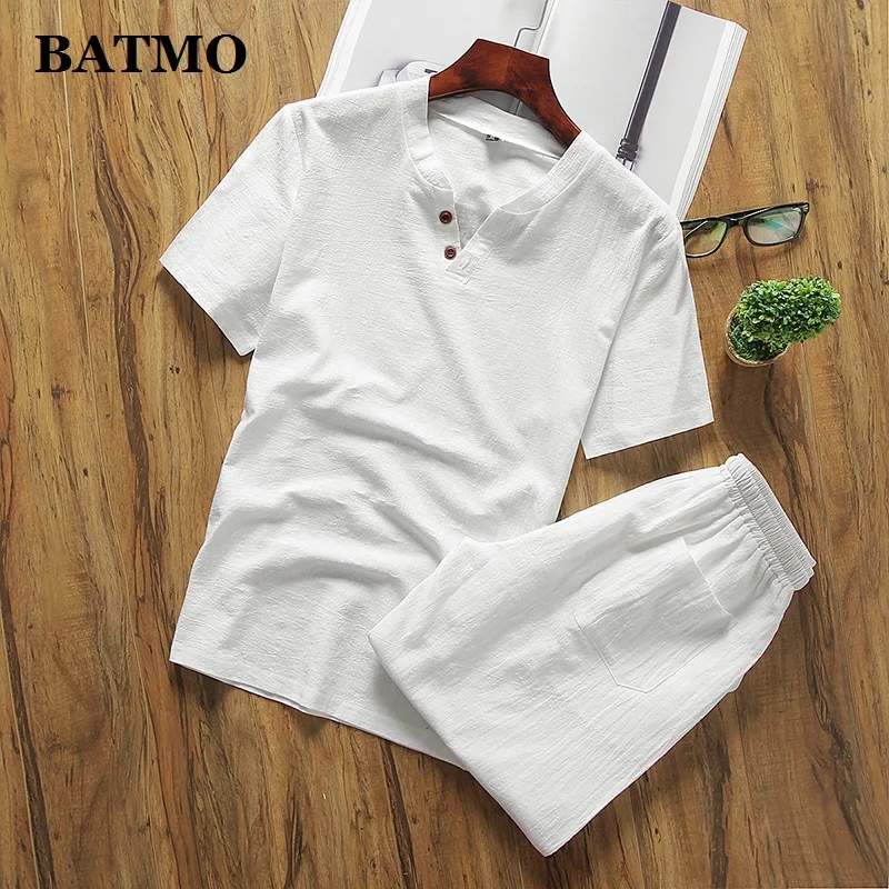 

BATMO 2019 arrival autumn high quality casual sweater men,men's Pullovers M-8XL 9881