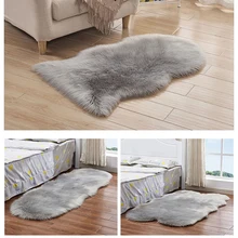 Супер Мягкий моющийся овчина пушистый коврик из искусственной шерсти ковер ковры украшение дома гостиная коврики на пол для спальни