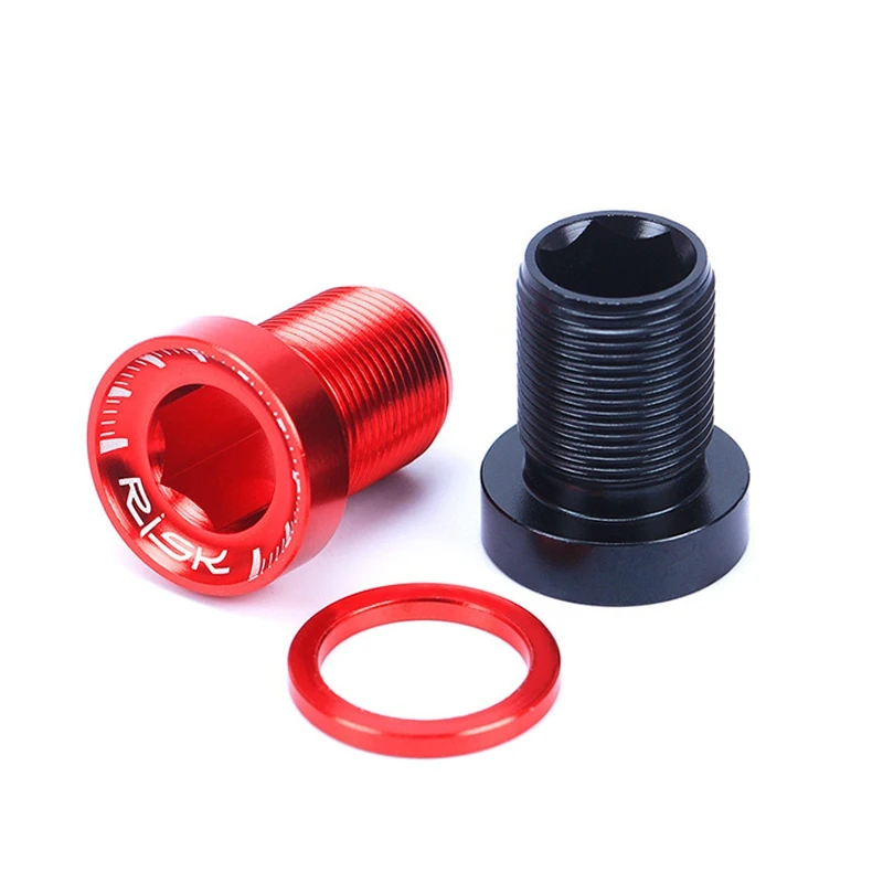 

2pcs Splined Bottom Bracket Bolts M15*19mm Titanium Alloy Bottom Bracket Bolts for MTB Bicycle Bottom Bracket Screws Bike Parts