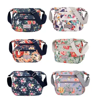 

Sell at a loss! Nylon Shoulder Bag Casual Floral Pattern Women Crossbody Messenger Bags Handbag
