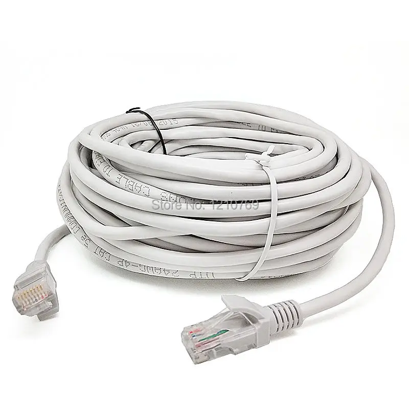 20 м/65ft CAT5 RJ45 Ethernet Интернет сети патч кабель lan кабель communaications кабель utp позолоченный cat5e сети кабель