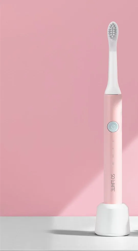 Оригинальная электрическая зубная щетка Xiaomi Mijia Sowhite Автоматическая звуковая зубная щетка Глубокая чистка для взрослых/детей уход за зубами - Цвет: Pink