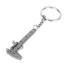 Vernier Caliper Pendant Car Key Rings Metal Auto Keychains Fashion Jewelry High Quality Interior Accessories Keyring Car-styling