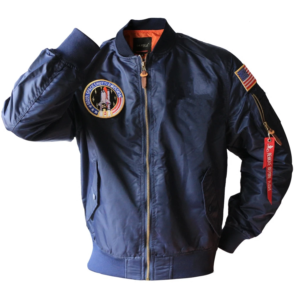 

2017 Spring military Bomber Flight Jacket Men's Air Force On The 1st Ma01 Pilot for men Large Size M-6XL 8805