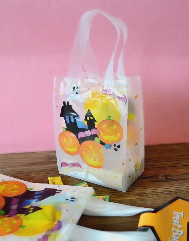 

Happy halloween gift Wrappage bags,plastic shopping bag 13x17x8cm 30pcs/lot