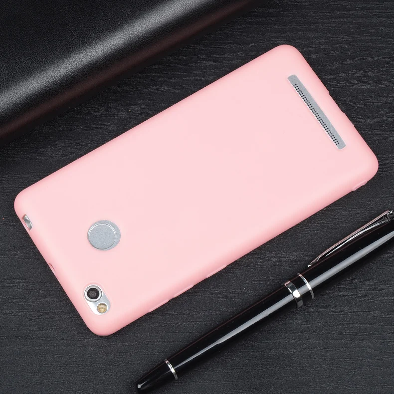 Чехол для Xiaomi Redmi 3 S чехол Pro матовый Силиконовый мягкий задняя крышка сотового