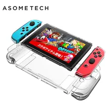

For Nintend Switch Case Hard Crystal Protective Transparent Cover Shell For Nintend NS NX Switch Console Gamepad Cases Box Stand