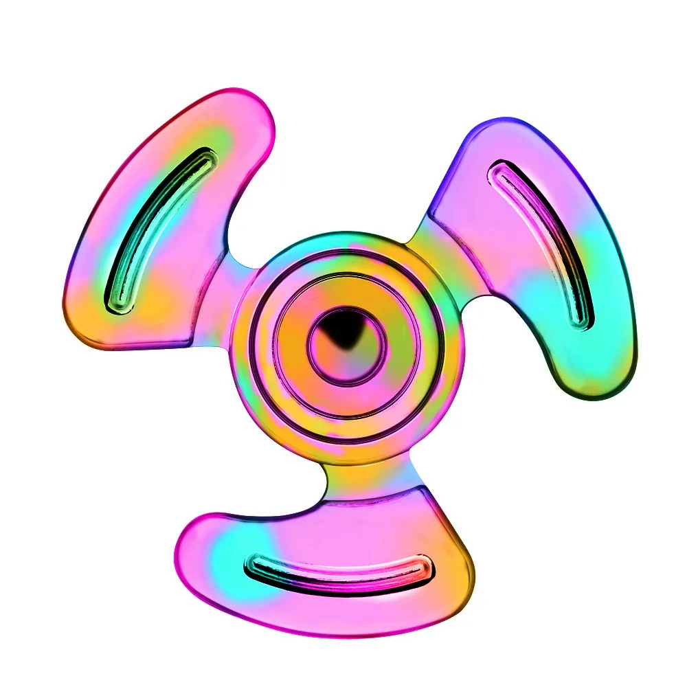 

spinners toy finger Special Tri-Spinner Fidget ADHD Finger Hand Spinner Focus Toys EDC Finger Gyro Novel Funny Tri-Spinner