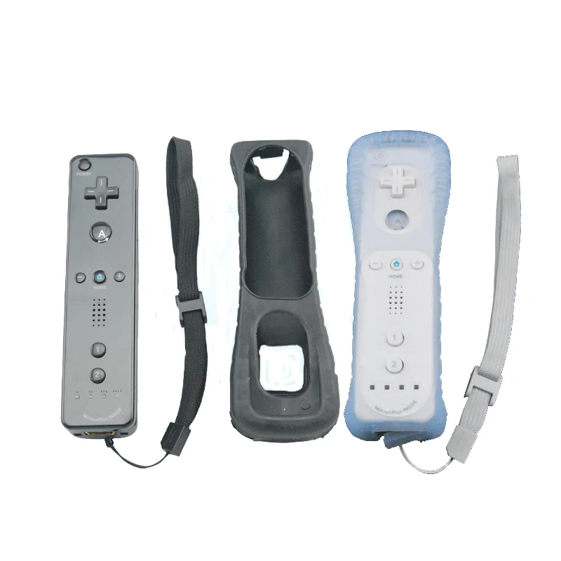 

2pcs/lot Built-in Motion Plus Remote and Nunchuck Controller Set Combo For Nintendo Wii Free shipping