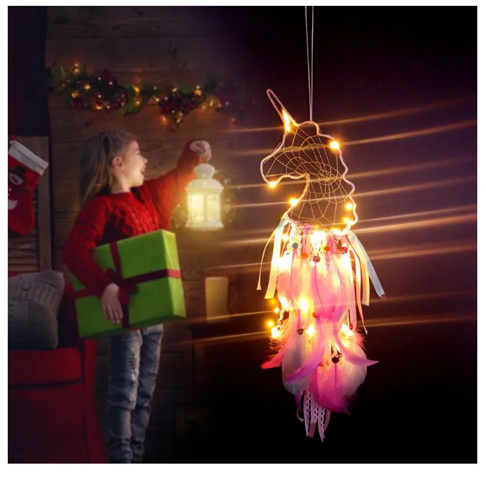 Lights Unicorn Dream Catcher Nordic Room Decoration Nursery Decor Kids Room Decoration Teacher Gift Buy At The Price Of 4 92 In Aliexpress Com Imall Com