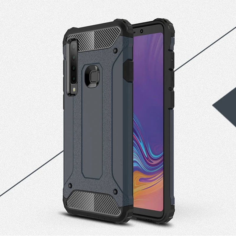 Чехол для Samsung Galaxy A9 2018 A9S тонкий жесткий прочный силиконовый противоударный