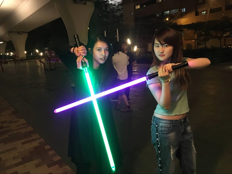 11 Colors Lightsaber Boy Gril Toy Flashing Sword RGB Sword Cosplay Interesting Star Laser Emitting Outdoor Creative Children Toy (3)