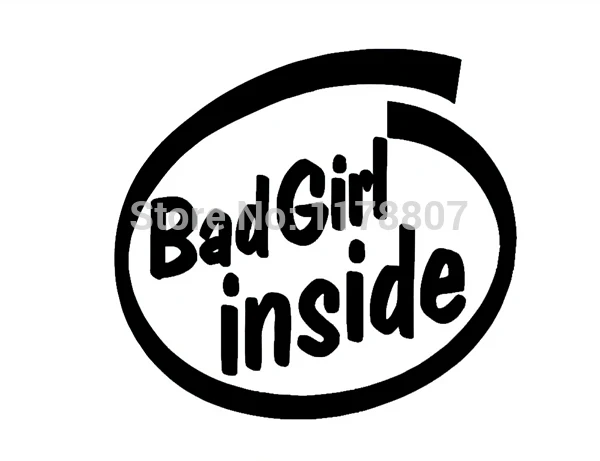 12 см x 11 &quotBad Girl Inside' забавная наклейка на окна автомобиля грузовик внедорожник