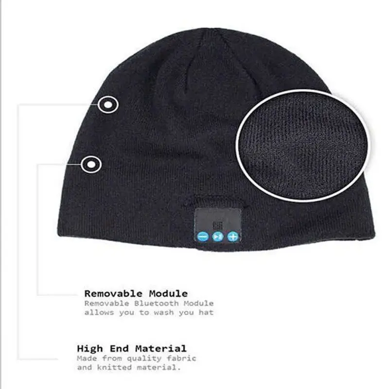 Теплая шапка с Bluetooth мягким и умным микрофоном Беспроводная музыкальная