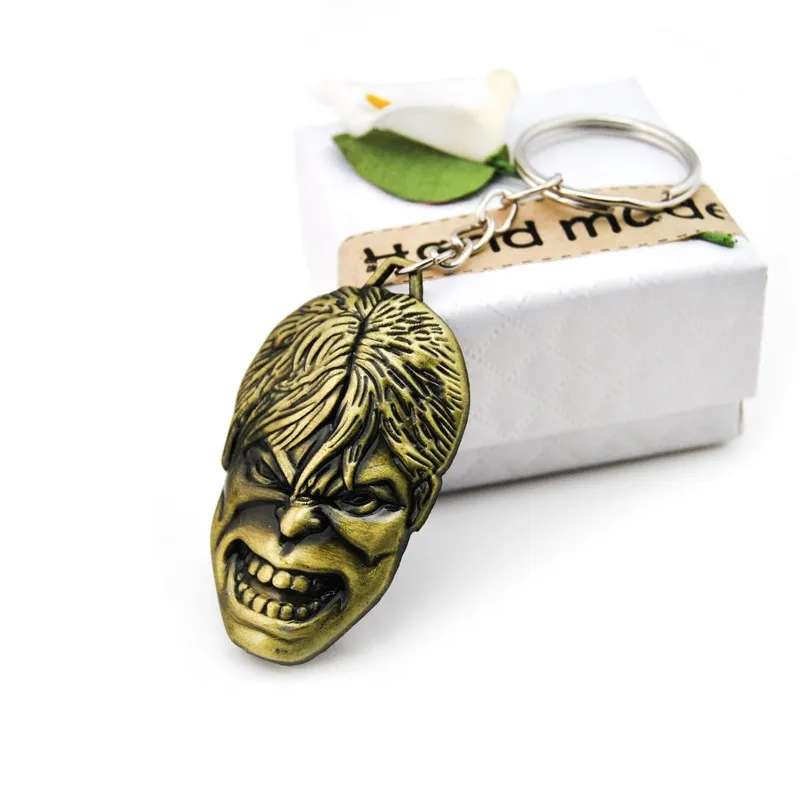 

2018 Pop Creative Custom Hulk Keychain Men Super Hero Anime Key Chain Metal Car Game Key Ring Banner Holder Jewelry Gift Souveni