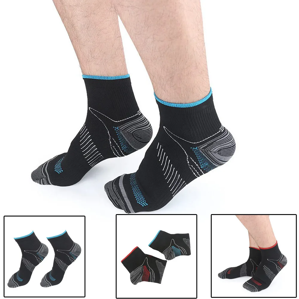 Man/'S Sports Short Tube Elastic Compression Breathable Sweat-absorbing Foot Sock