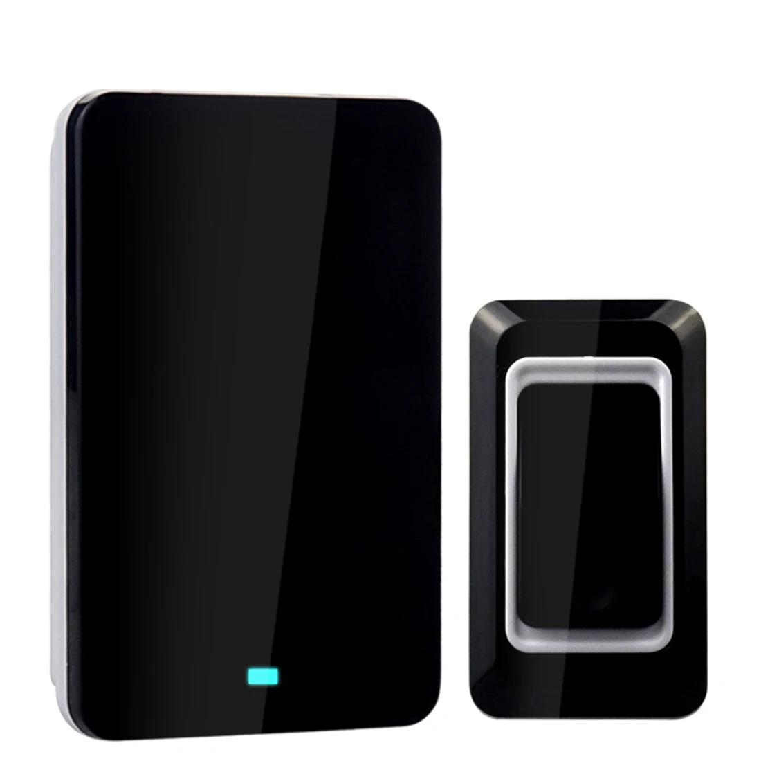 

Hot!TS-K108W11 Simple Design Home Wireless Door Bell Doorbell Energy Saving Adjustable Sound Volume Door Bell Black US/EU/UK/AU