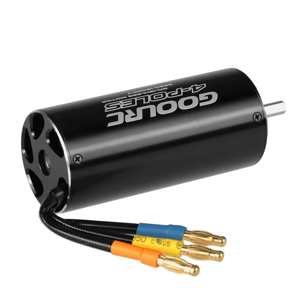 

4 Pole 12 Slot Hi-torque Motor 3680 1500KV 4 Poles Brushless Sensorless Motor for 800-1000mm RC Boat