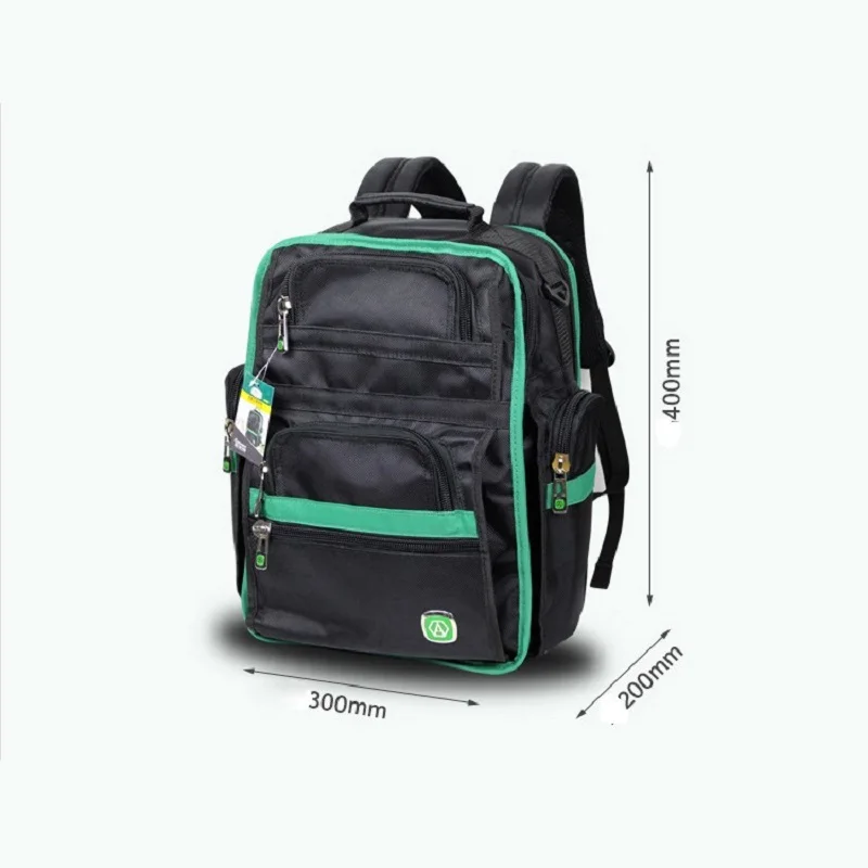 LAOA Backpack Tradesman Organizer Bag Shoulders Tool Eletricista Tool Bags Multifunction knapsack with Tools Storage