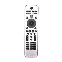 Used Original For PHILIPS BD Blu-ray Disc Player Remote Control HOME THEATER RECEIVER Silver Function Controller Controle