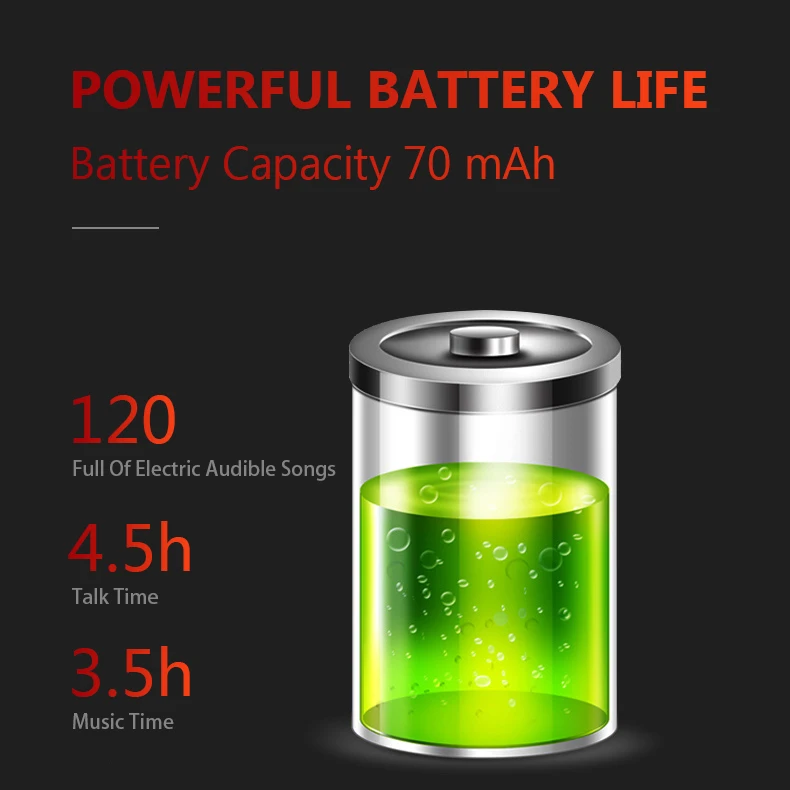 Ear Hook Bluetooth Earphone Wireless Earphones BT 4.2 Sport Headset Volume Control Stereo Long Standby Earbuds For PC Sporter