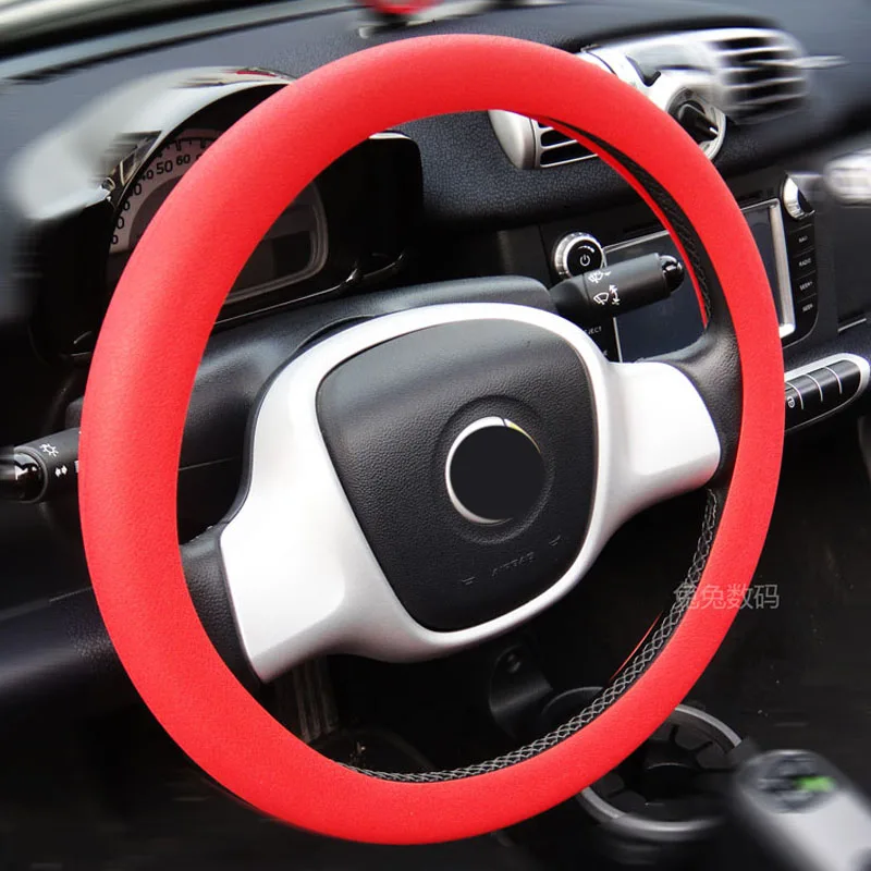 Чехол на руль противоскользящий чехол из силикагеля для Porsche Volkswagen Skoda Octavia Fabia Rapid