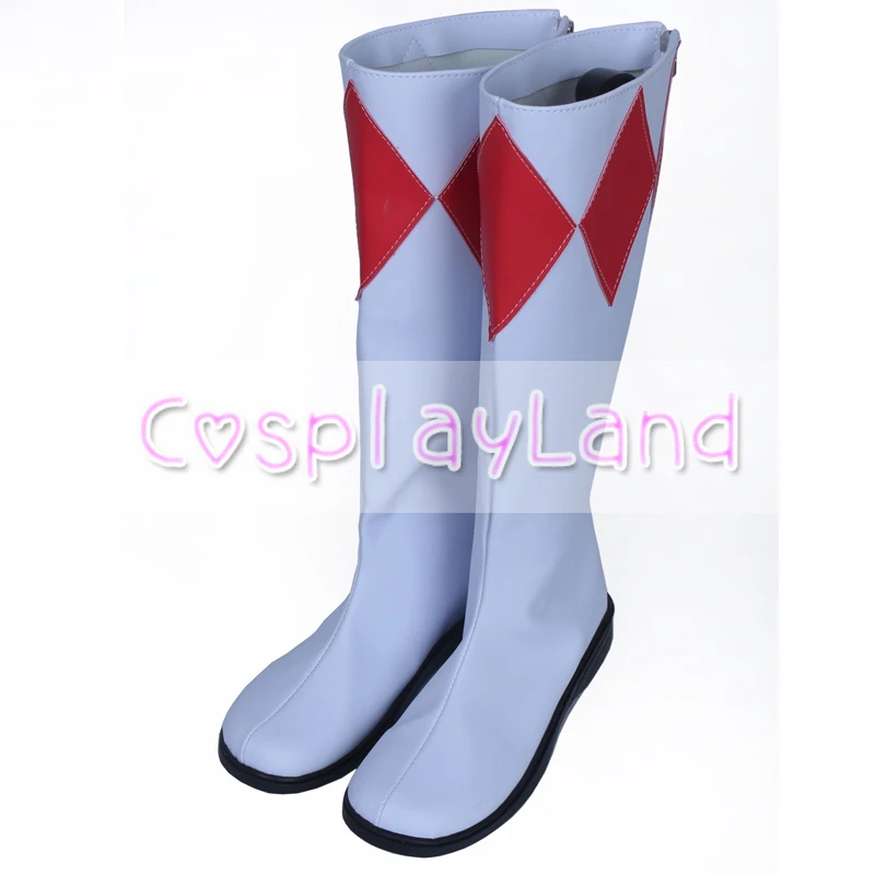 Ranger Prince Geki Red Cosplay Boots Shoes Movie Party Cosplay Boots Custom Made for Men Shoes