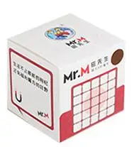 Shengshou Mr. M 2x2 3x3 4x4 5x5 Магнитная версия Stickerless/Blaack Прямая - Цвет: Mr.M 5x5 BL