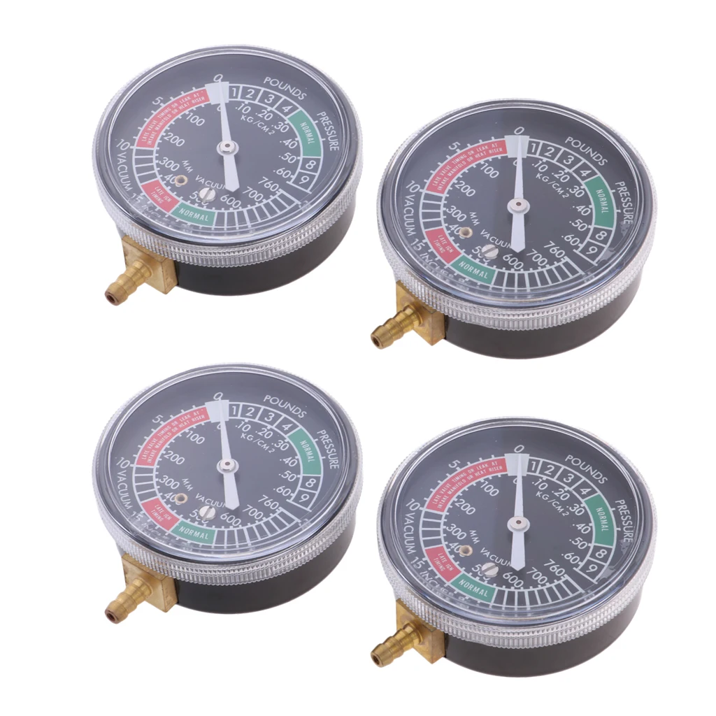 4 Pcs Fuel Vacuum Carburetor Synchronizer Sync Gauge Set For Yamaha Honda Kawasaki Suzuki Etc Vacuum Gauge Tool Sync Gauge